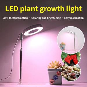 풀 스펙트럼 실내 태양광 LED 성장등, 네 단계 조광, 다육식물, 꽃 바닥 텔레스코픽 조명