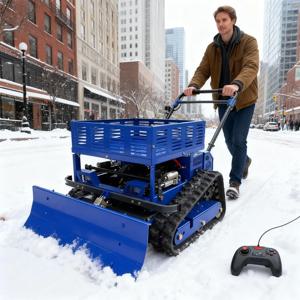 맞춤형으로 CE 유로 5 기준을 충족하며, 자동 원격 제어 기능을 갖추고 있으며, 고출력 자주식 궤도형 잔디깎이입니다.