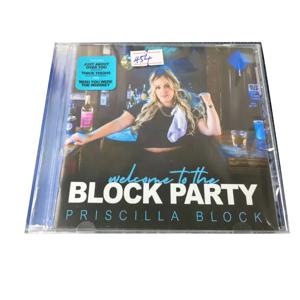 CD프리실라 블록, 그라운드 가스의 가사를 담은 블록 파티에 오신 것을 환영합니다. 인기 있는 멜로디가 핵심입니다.