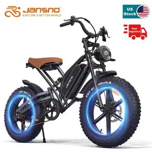 새로운 잔스노 1000W 피크 파이트 타이어 전기 자전거 20인치 48V 14Ah 전기 오토바이 30MPH