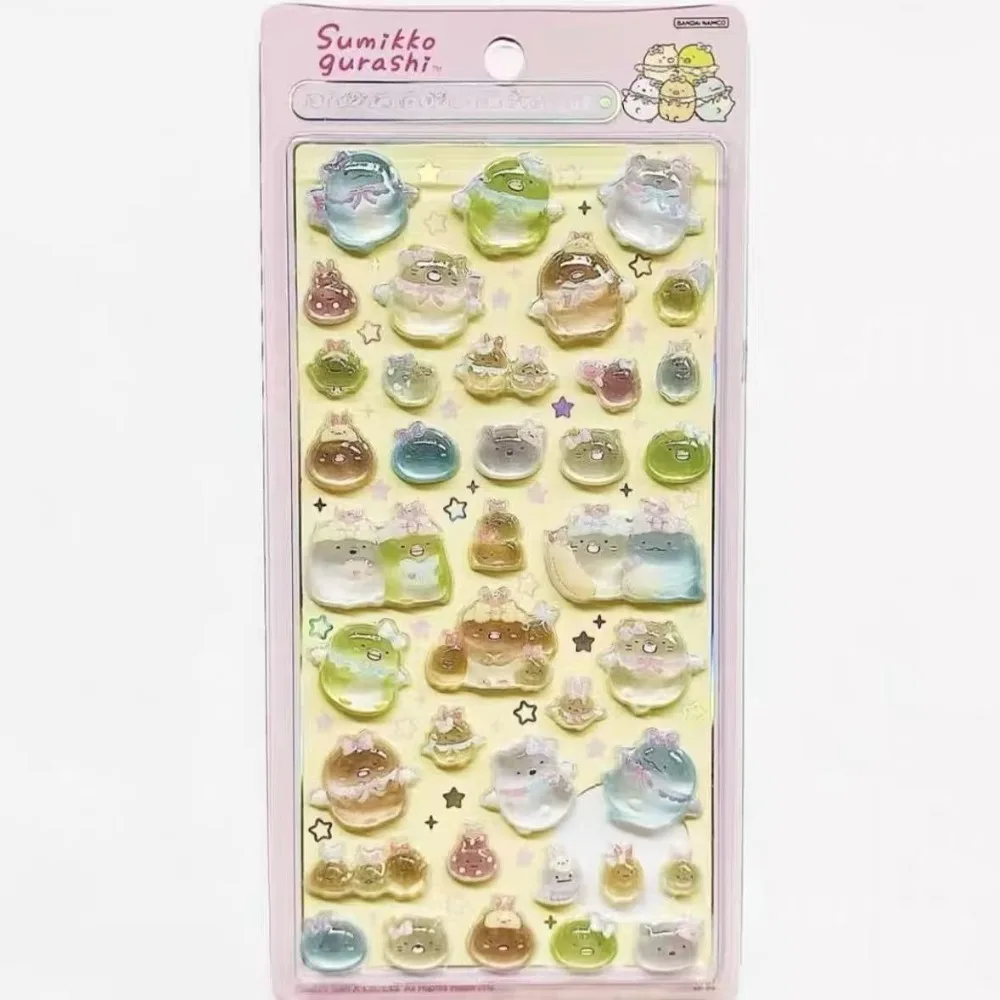 sumikkogurashi 스티커 만화 창의적인 주변기기 휴대폰 케이스 투명 스티커 친구 생일 선물