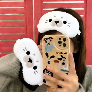 재미있는 귀여운 물개 인형 눈 마스크 귀여운 만화 캐릭터 쉐이드 컴포트 고글 학생 수면 마스크 새로운 만화 동물 고글 성인용 선물