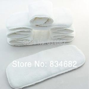 2 레이어 마이크로파이버 아기 천 기저귀 라이너 삽입, 재사용 가능한 올인원 천 기저귀 삽입, 공장 가격 20 피스