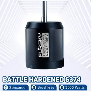 새 버전 Flipsky BLDC 벨트 모터 6374 140KV 3500W 전기 스케이트 보드 용 DIY 브러시리스 센서 모터 접착제 부어
