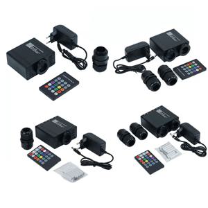 1X 고품질 LED 광섬유 조명 APP 음악 제어 16W 32W RGBW LED 조명 엔진 6W 유성 LED 광섬유 엔진 2 In1