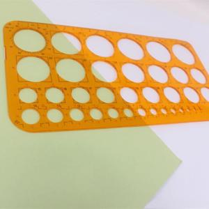 부드러운 드로잉 서클 템플릿, 오렌지, 완벽한 서클, 쥬얼리 디자인, 드로잉 눈금자, 드로잉 서클 템플릿 눈금자