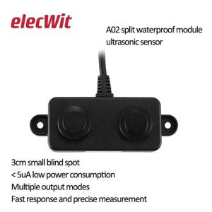 새로운 IP67 A02 방수 거리 센서 프로브 초음파 모듈 3cm 작은 사각 지대
