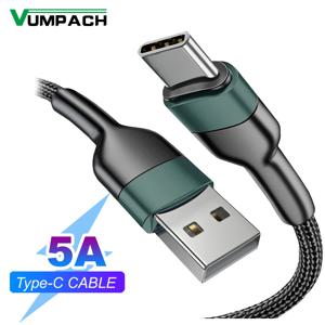 Vumpach usb 유형 c 케이블 고속 충전 데이터 코드 충전기 케이블 c for iphone 15 samsung s21 a51 xiaomi mi 10 redmi huawei 케이블