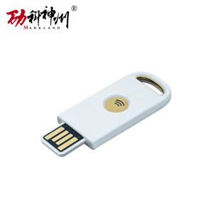 Identiv USB-A uTrust FIDO2 NFC 보안 키, NFC 로그인, U2F, FIDO2, 타입 A 포트, 이중 인증