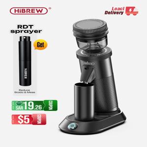 HiBREW 전기 커피 연마기 컴팩트, 휴대용 커피 콩 밀, 에스프레소 터키 커피용 주방, 원추형 버, G5, 48mm