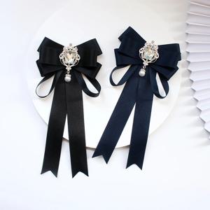 우아한 리본 나비 넥타이 여성 소녀, 조정 가능한 흰색 정장 셔츠, 교복 나비, 사무실 여성 액세서리 선물