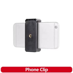 마이크 LED 비디오 라이트용 콜드 슈가 있는 폰 클립 삼각대 마운트 홀더 1/4'' 나사 아이폰 15 삼성 갤럭시 구글용