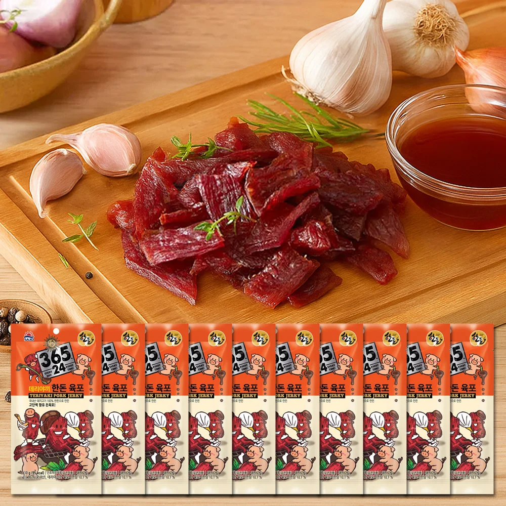 [사조공식샵] 데리야끼 한돈육포 30g * 10개