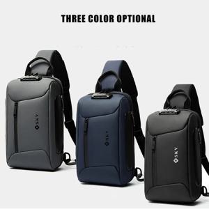 남성용 다기능 어깨 방수 짧은 여행 가슴 가방, 스포츠 러닝 메신저 팩, 디자이너 도난 방지 크로스 바디