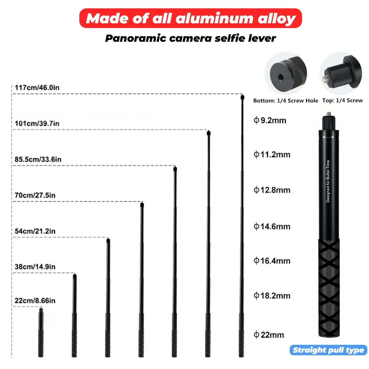 Insta360 X3/X2/DJI Action 3/GoPro 카메라용 1.2m 초장거리 탄소 섬유 보이지 않는 셀카봉 보이지 않는 셀카봉