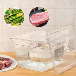 뚜껑이 있는 용기 11리터/12쿼트 BPA 프리 식품 등급 거의 모든 침지식 순환기용 수비드 쿠커 액세서리