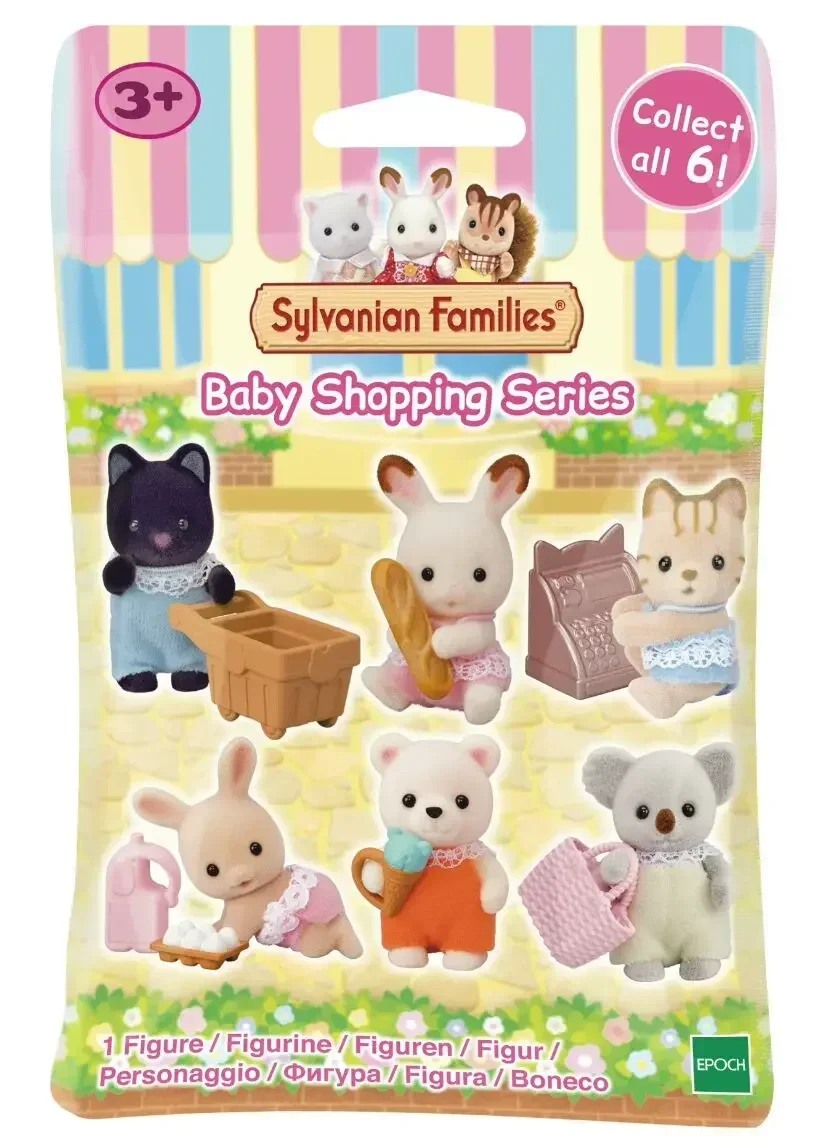 Sylvanian Families 캠핑 복장 아기 애니메이션 Figrues 방 장식품 몰려 들고 장난감 선물