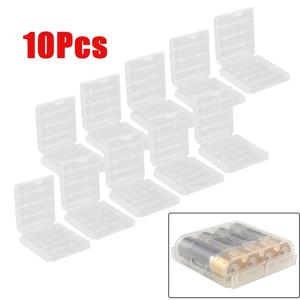 10pcs 배터리 플라스틱 보호 케이스 커버 홀더 4xAA 5xAAA 배터리 부품에 대 한 AA/AAA 배터리 보관 상자 컨테이너 주최자