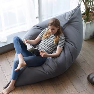 대형 콩 가방 의자 소파 커버 게으른 좌석 가방 소파 베개 방수 420D 옥스포드 천 부드러운 다다미 거실 야외