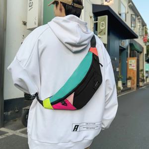 새로운 트렌디 남성용 체스트 백, 다용도 캐주얼 크로스바디 백, 스포츠 웨이스트 백, 일상 여행용 크로스바디 백, 폰 백