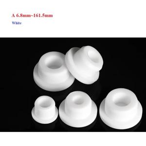 보어 6.8-161.5mm 검정/흰색 씰 홀 플러그 중공 블랭킹 엔드 캡 방진 플러그 파이프 인서트 T형 스토퍼