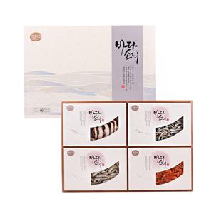 [바다소리] 명절 새우 표고 멸치 감사10호 혼합 선물세트