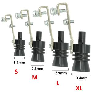 1Pcs 자동차 액세서리 터보 사운드 휘슬 차량 수리 배기 파이프 사운드 시뮬레이터 범용 S/M/L/XL 머플러 장치 자동차
