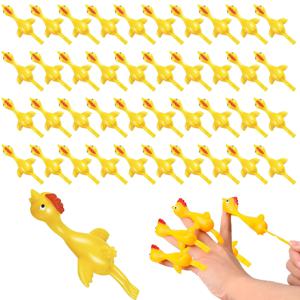 창의적인 투석기 칠면조, 스트레스 해소 손가락 투석기 투석기 장난감, TPR 끈적끈적하고 새롭고 독특한 장난감