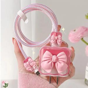 iPhone 15 14 11 13 18W 20W 충전 보호 커버 데이터 케이블 관리 코드 와인 더 키트 용 충전기 보호기 케이블 주최자