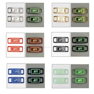 빛나는 AF1 끈 버클 패션 구두 매력 품질 금속 신발 끈 장식 Chapa 공군 운동화 한 신발 액세서리