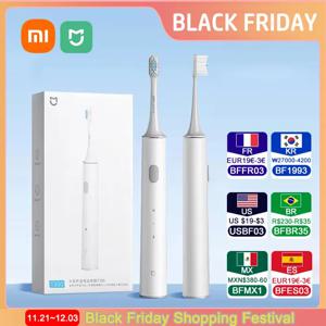 Xiaomi Mijia T300 전동 칫솔 IPX7 방수 스마트 소닉 브러시 초음파 미백 치아 칫솔 칫솔