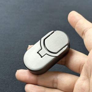 EDC 피젯 슬라이더 피젯 장난감, 성인용 스트레스 해소, 마그네틱 금속 타겟 푸시 슬라이더, 핑거 푸시 스핀 코인, 감압 T