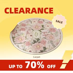 빅카마 모조 캐시미어 카펫 침실 원형 침대 담요 라이트 럭셔리 고급 신형 두꺼운 발매트_컨티뉴어