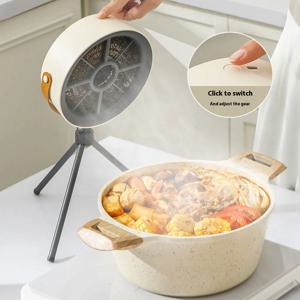 여과 기능이 있는 데스크탑 레인지 후드 주방 팬 외부 캠핑 및 가정용 3가지 속도의 휴대용 연기 추출기