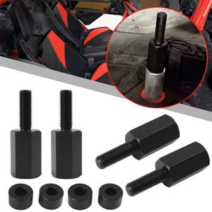 Can Am Maverick X3 용 4Pcs UTV 시트 라이저 키트는 4 개의 추가 스페이서로 조절 가능한 0.5 