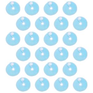 24 Pcs 마이크로 화이버 패드 G 튜브 액세서리 아기 배꼽 부드러운 모유 수유 패드 면화 모양