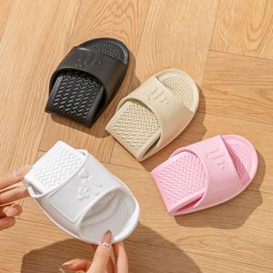 여성용 접이식 여행용 슬리퍼 가볍고 작고 휴대하기 쉬운 홈 샤워 미끄럼 방지 속건성 통기성 단순 마사지