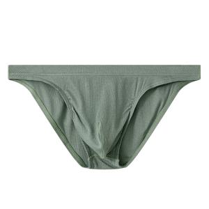 2025 새로운 솔리드 컬러 남성 팬티 원피스 로우 허리 삼각형 통기성 청소년 속옷 솔리드 컬러 루즈 팬츠 D2024