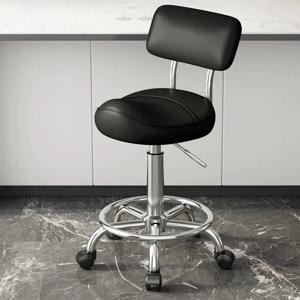 뷰티 문신 마사지 테이블 미용 의자 모바일 리프트 철 다리 의자 휴대용 PU 가죽 살롱 가구 마사지 스툴 MH