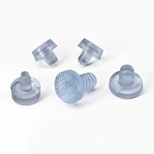 50-200개 실리콘 고무 스토퍼 의자 스툴 발판 T자형 스토퍼 가구 테이블 의자 다리 바닥 미끄럼 방지 발판