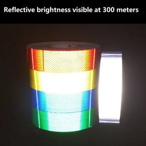 1.5cm x 3m 다이아몬드 등급 슈퍼 반사 경고 테이프 장식 스티커 성격 반사 스트립