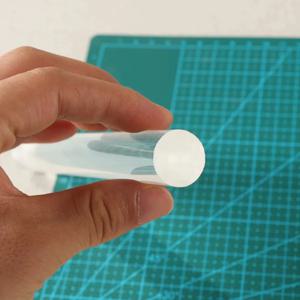 2024 아크릴 롤링 핀 막대 스틱 롤러 브레이어 폴리머 클레이 조각 도예 도구 DIY 모델링 클레이 압출기 공예 도구