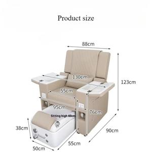 럭셔리 페디큐어 의자 스파 소파 네일 테크 안락 의자 발 가구 Taburete Pedicura Silla Plegable 전문 미적 의자