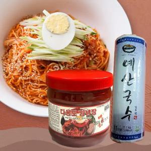 운산전통 비빔국수세트 (예산국수소면1.1kg+다용도양념장1kg)