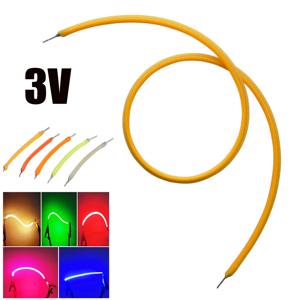 DC 3V 유연한 COB LED 다이오드 60MM 125MM 145MM 185MM 300MM 450MM 노란색/빨간색/파란색/녹색/흰색 에디슨 전구 램프 부품 LED 필라멘트
