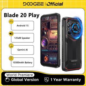 글로벌 버전 DOOGEE Blade20 Play 5G 견고한 전화 32GB(8+24) 256GB 6.6인치 HD+ 90Hz 10300mAh 배터리 50MP 카메라 안드로이드 15 NFC