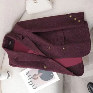 시크 캐주얼 프로페셔널 블레이저 여성 아우터 봄 가을 신상 패션 슬리밍 한국 더블 버튼 오피스 슈트 탑