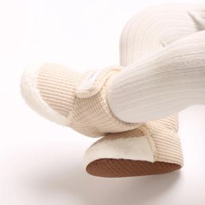 0-18 개월 겨울 눈 아기 부츠 신생아 따뜻한 부츠 부드러운 단독 FirstWalkers 신발 아기 소녀 소년 유아 신발 유아