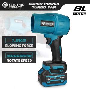마키타 18V 배터리 핀용 전기 여신 브러시리스 무선 전기 에어 블로워 터보 제트 팬 휴대용 먼지 제거 도구
