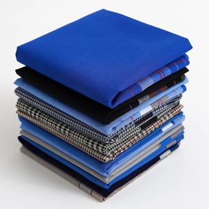 3개입 남성용 순면 염색 손수건 여름 얇은 흡수성 땀 닦는 손수건 전통적인 염색 체크무늬